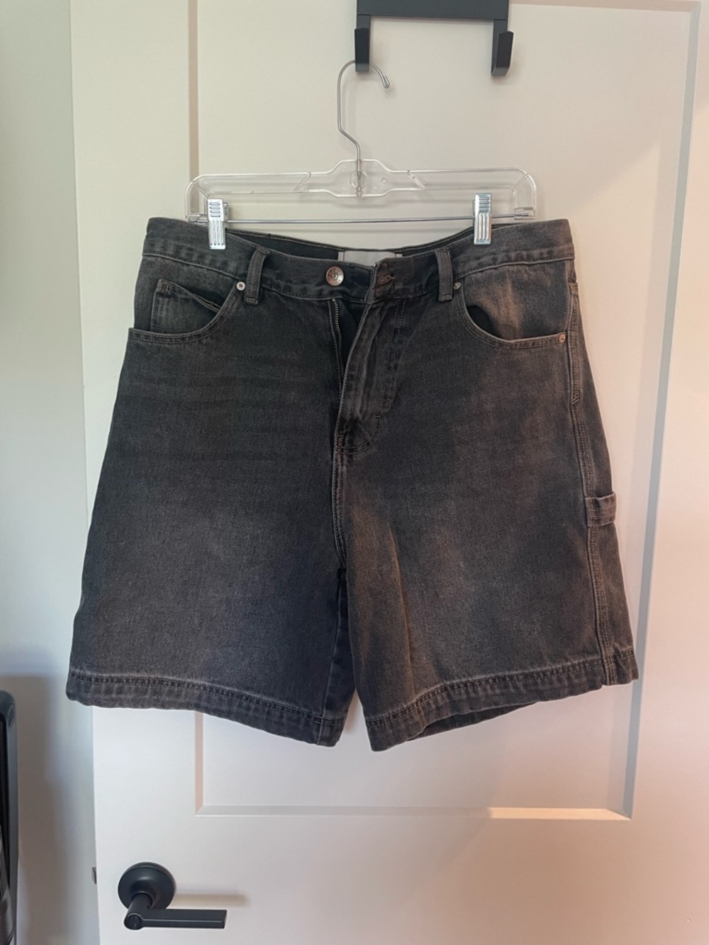 BDG Men's Black Denim Work Shorts